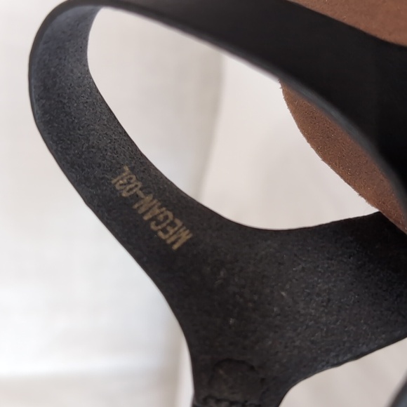 Jessica Carlyle Megan Wood Platform Strappy Heel Size 8 - Picture 2 of 6